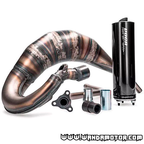 Exhaust system Voca Cross Rookie 50/70cc Beta RR black